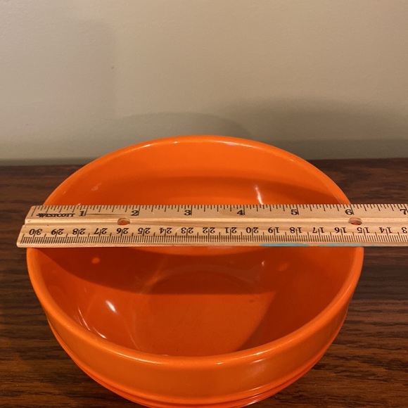 Le Creuset (Flame color)set of large rim soup bowl and cereal bowl 🥣 - Picture 6 of 9